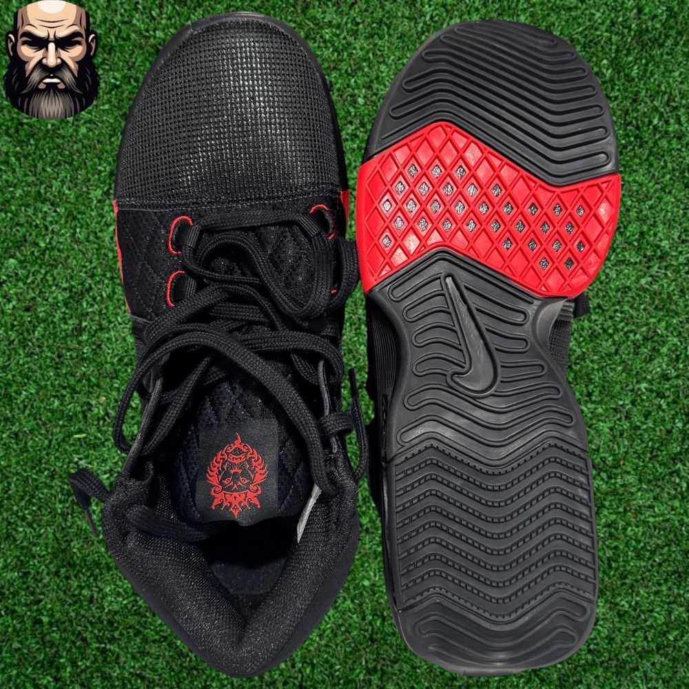Nike LeBron Witness 8 Bred Black Red White Basketball FB2239-005‎ Men's Size 10 - Picture 5 of 7